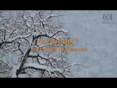 Pad de chauffage à enveloppe arrière pondérée avec fonction d'ions infrarouges et négatifs